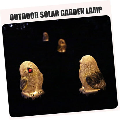 ibasenice Garden Stake Solar Shaped Led Outdoor Decor for Lawn and Walkway Easy Installation Resin Design for Pathway and Ambience