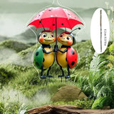2D Frog Riding Bicycle Acrylic Garden Stake Decoration Yard Lawn Planter Outdoor Display (#03 Style)