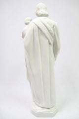 Vittoria Collection 25.5 Inch Saint St Joseph with Child Italian Statue Sculpture Figurine Made in Italy Indoor Outdoor