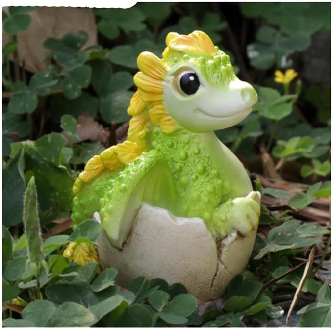 Garden Statue Resin Garden Figurine Creative Animal Statue Portable Garden Sculpture for Yard Lawn Porch Ornament 2PCS