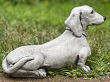 Dachshund Figure Gift Dog Lover Backyard Decor Garden Statue Concrete pet Outdoor Sculpture Pet Decor Dog Statue Memorial Stone