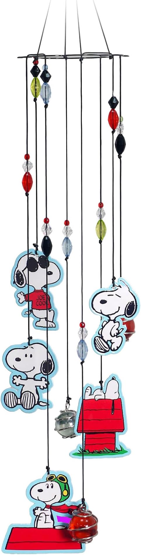 Spoontiques Snoopy Wind Chime - Outdoor Garden Décor - Decorative Chimes for Yard, Garden, Backyard and Patio Decoration