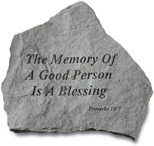 Kay Berry The Memory of A Good Person… Decorative Stones, Multicolor
