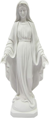Vittoria Collection 19 Inch Our Lady of Grace Italian Statue Sculpture Figurine Made in Italy Indoor Outdoor Garden