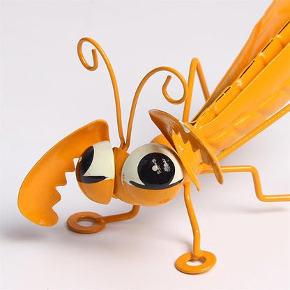 Iron Locust Decorations Model Outdoor Statue Garden Decors Metal Garden Metal Ornament Iron Metal Garden