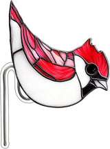 Bird Butterfly Flower Plant Pot Stake Decoration, 4.7 Inch 2D Colorful Acrylic Bird Butterfly Garden Ground Insert Decor, Outdoor Yard Lawn Pathway Patio Art Ornaments, Gifts for Mom (I)