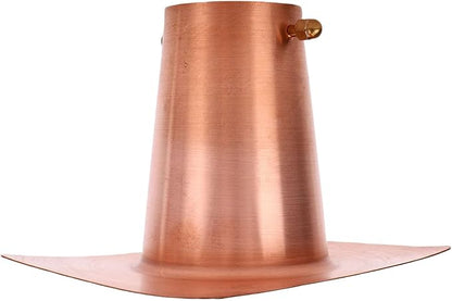 Jiawu Rain Chain Gutter Adapter, Copper Rain Chains for Gutters Easy Installation Pure Copper Construction, Chain Installation Adapter with Brass Fastener for Outdoor Gutters