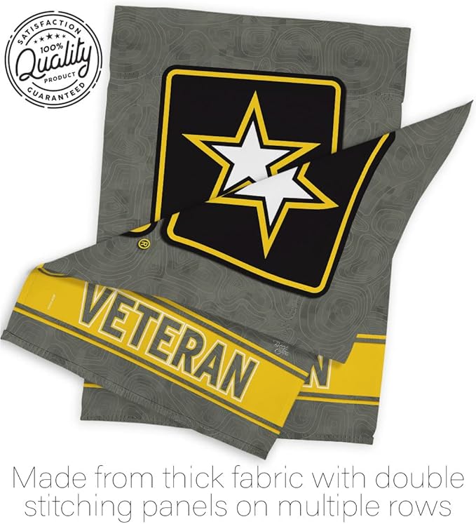 US Army Veteran Garden House Flag - Kit Armed Forces Rangers United State American Military Retire Official - Decoration Banner Small Yard Gift Double-Sided Made in USA 28 X 40