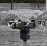 Pond Fountain Aerator,10000 GPH, 8 White LED Lights, Constant and Gradient Dual Modes,time Controller.35’ Power Cord, Classic Crown Spray Pattern 4’x10’for Pond, Lake, Swimming Pool& Water Garden