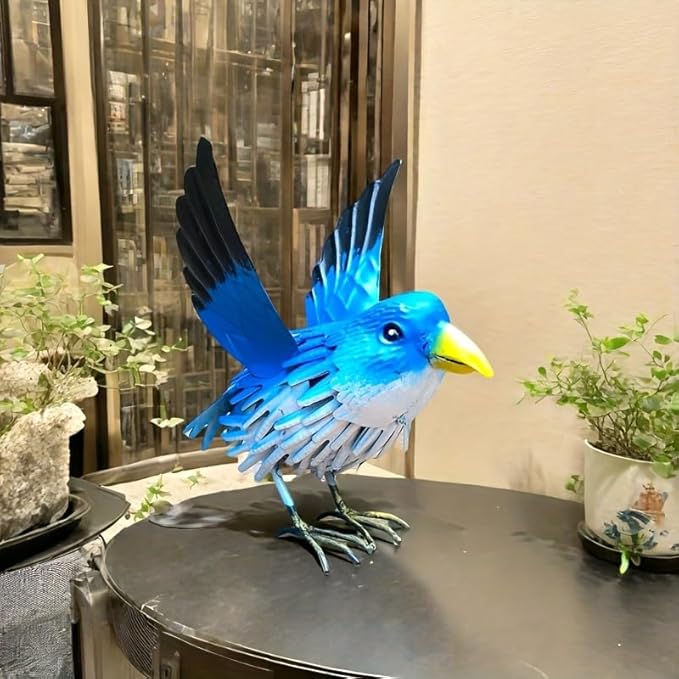 Metal Bird Abstract Art Ornaments are Seasonal Ornaments Suitable for Garden and Home Decoration, Indoor Furniture Decoration, Outdoor Home Forest Garden Decoration