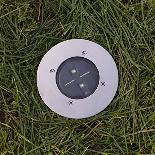Solar Ground Spot 2 LED Round