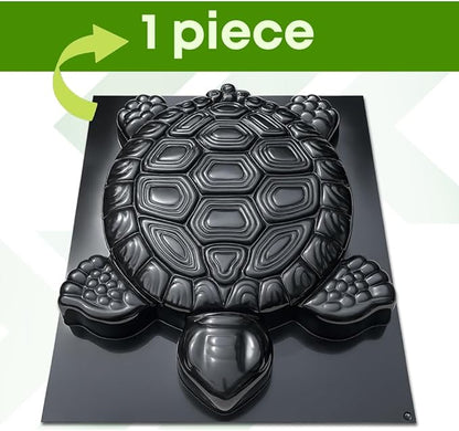 Turtle Stepping Stone Mold Garden Concrete Mold Cement Plastic ABS 2mm - Tortoise Mould for Cement - Paving DIY Turtle Garden Stone Path Form