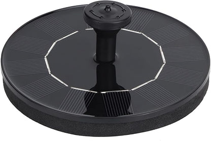Solar Powered Floating Fountain, Bird Bath Water Pump with 6 Nozzles, Solar Garden Pond Fountain Kit for Outdoor Decor, Automatic Eco - Friendly Water Circulator with
