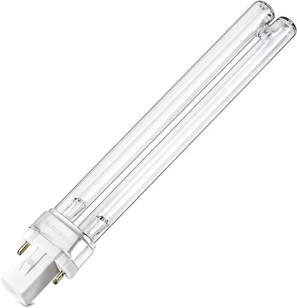13W UVC Replacement Bulb for Pressurized Biological Pond Filter 1580 1840 2380 2630 GPH & 4-in-1 Pond Filter System Kits 950/1370 GPH, G23 Base UVC Light Bulb for Outdoor Ponds
