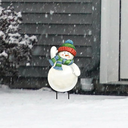 Briarwood Lane Snow Time Snowman Metal Art
