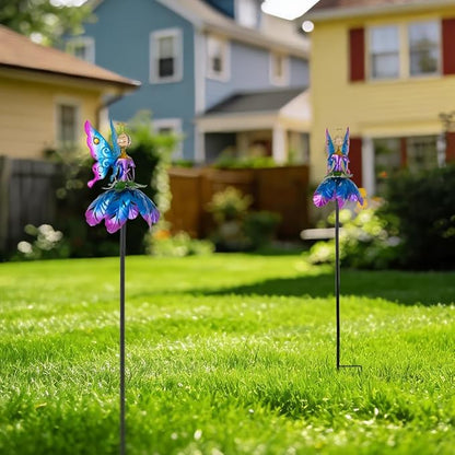 Wind Spinner Outdoor,Waterproof Garden Windmill Spinners,Kinetic Metal Sculpture for Outdoor Yard Lawn Patio Decorations