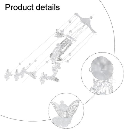 Angel Aluminum Wind Chime with Tuned Metal Tubes for Home, Garden, and Patio Decoration