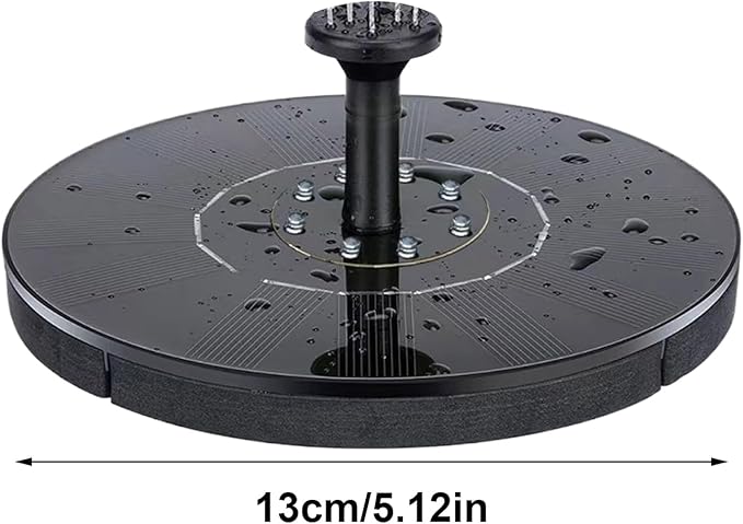 Solar Bird Bath Fountain Pump, Floating Garden Water Pump, Outdoor Patio Porch Backyard Pond Pool Landscape Decorative Bird Bath Feature