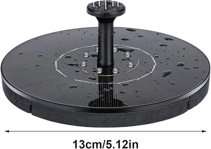 Solar Bird Bath Fountain Pump, Floating Garden Water Pump, Outdoor Patio Porch Backyard Pond Pool Landscape Decorative Bird Bath Feature