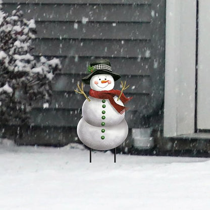 Briarwood Lane Smiling Snowman Metal Art