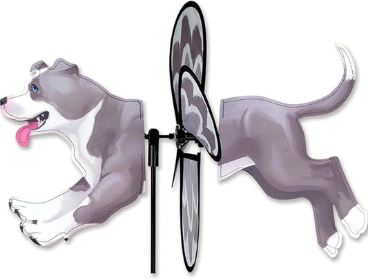 PIT BULL Petite Garden Stake Wind Spinner by Premier Kites & Designs-17"