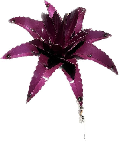 Mini Metal Agave - Garden Art (Purple)