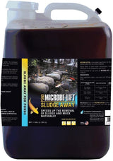 MICROBE-LIFT MLXSA5G Sludge-Away Pond and Outdoor Water Garden Sludge Remover, Safe for Live Koi Fish, Plant Life, and Décor, 5 Gallons