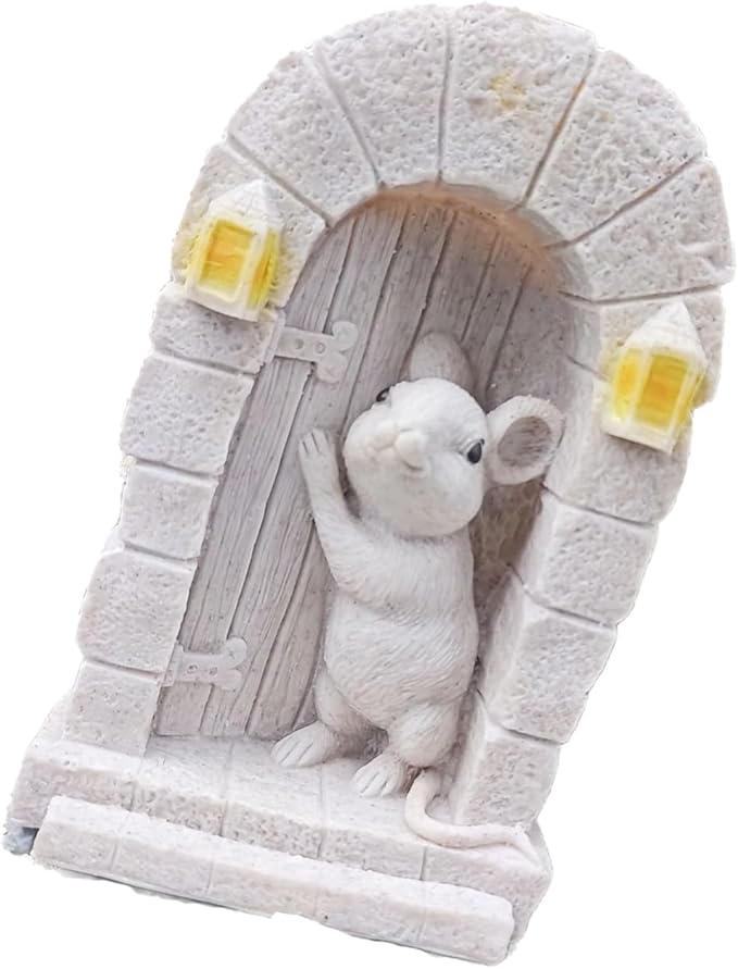 Cartoon Peeking Statue Creative Garden Accent Home Office Resin Art Sculpture Weather Garden Sculpture