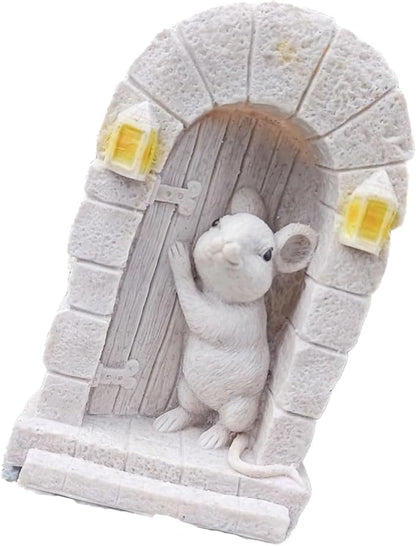 Cartoon Peeking Statue Creative Garden Accent Home Office Resin Art Sculpture Weather Garden Sculpture