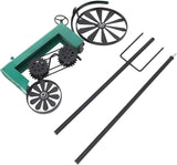 Farm Tractor Windmill,Tractor Wind Spinner Yard Ground Stake Statue Garden Windmill Decoration Lawn Floor Stakes Art Ornament for Outdoor Garden Yard Patio Decor (Green)