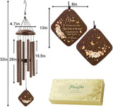 Gifts for Mom, Moms Wind Chimes, Christmas Best Gift for Mom, Mother Birthday Gift from Daughter Son, Love Reminder Gifts for Birthday Thanksgiving Mother's Day，32in