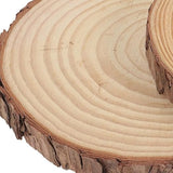 SUPVOX Garden Stepping Stones 11 Inch Wooden Chip Decoration for Outdoor Lawn Pathways and Walkway Landscaping