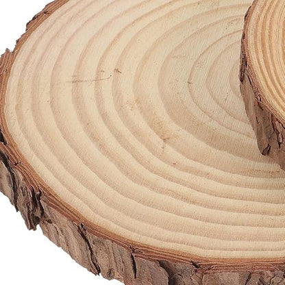 SUPVOX Garden Stepping Stones 11 Inch Wooden Chip Decoration for Outdoor Lawn Pathways and Walkway Landscaping
