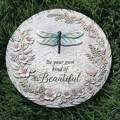 Roman Giftware Inc., Garden Collection, 11.75" D Dragonfly Stepping,Religious, Inspirational, Durable (1x11x11)