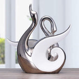 Garden Ornaments Decor Statue Outdoor,Desktop Sculpture Statue 2PCS Home Decoration Room Decor Crafts Stunning Creative Abstract Figurine Desktop Furnishings Garden Gifts Sculpture Statue