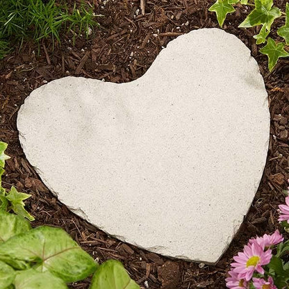 Personalization Universe Floral Love for Mom Personalized Garden Stone - Perfect for Mothers Day, Grandma's Garden, Outdoor Decor and Stepping Stone Walkway - Customizable Memorial Stone