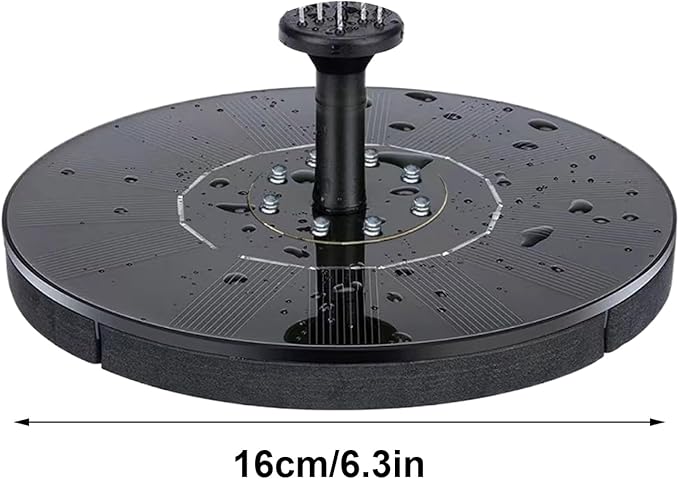 Solar Bird Bath Fountain Pump, Floating Garden Water Pump, Outdoor Patio Porch Backyard Pond Pool Landscape Decorative Bird Bath Feature
