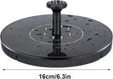 Solar Bird Bath Fountain Pump, Floating Garden Water Pump, Outdoor Patio Porch Backyard Pond Pool Landscape Decorative Bird Bath Feature