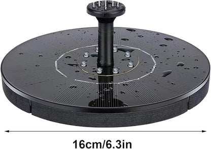 Solar Bird Bath Fountain Pump, Floating Garden Water Pump, Outdoor Patio Porch Backyard Pond Pool Landscape Decorative Bird Bath Feature