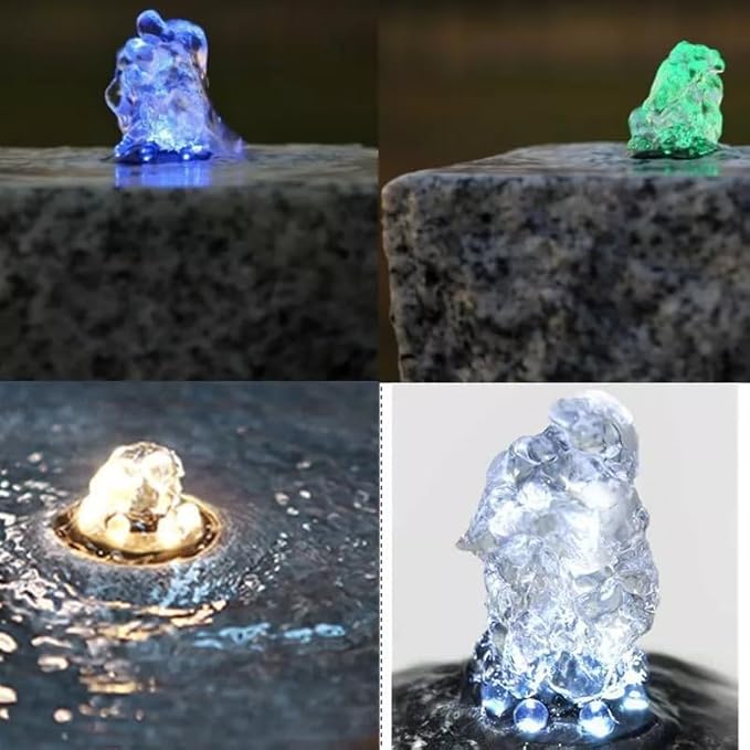 Wholesale Fountain Submersible LED Light Fountain Ring (6-LED no AC Plug) for Garden, Square, Yard (Warm White,2)