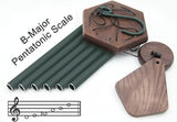 Small Green Wind Chimes for Outside, Tuned Soothing Melody, Sympathy Chimes for Mom/Housewarming, Outdoor Decoration
