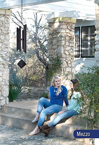 Music of the Spheres - Pentatonic Mezzo, Small-Medium Handcrafted Wind Chime, Precision Tuned, Weather-resistant Unique Outdoor Wind Chimes, 38"