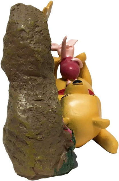 Disney Winnie The Pooh and Piglet Thoughtful Spot Everyday Outdoor Garden Rock, 5 inches Tall, Officially Licensed Disney Product