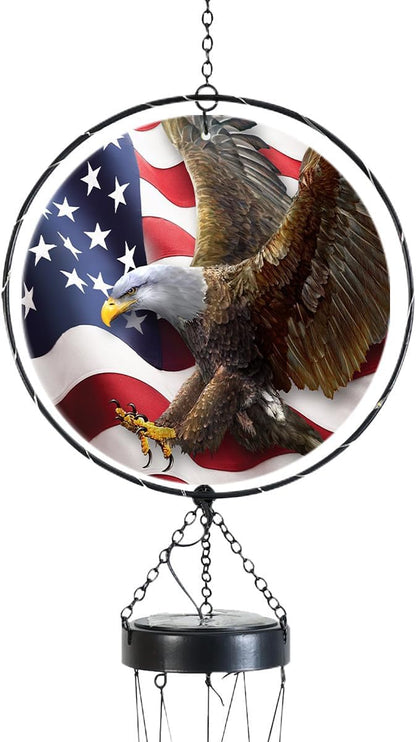 Briarwood Lane Freedom Eagle Illuminated Wind Chime