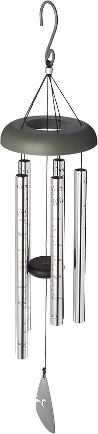 Carson Home Accents Sonnet Wind Chime, 30-Inch Length, Comfort and Light