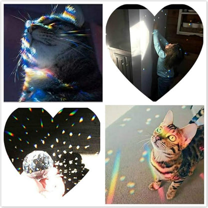 H&D HYALINE & DORA Set of 3 Clear Crystal Ball Includes 20/30/40mm Faceted Prism Balls Suncatcher for Ceiling Lighting Chandelier Hanging Decorating