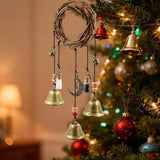 Witches Bells for Door for Protection, Handmade Witch Bells for Door Knob, Witch Wind Chimes for Home Blessing, Witchy Door Hanger Decoration