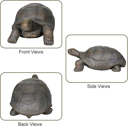 SKYFIRE Large Turtle Statues for Garden - 29.5' x 15.7' x 11.8' Fiber Reinforced Concrete Figurines, Garden Sculptures & Statues for Outdoors, Lawn, Yard, Indoor - Tortoise Outdoor Decor