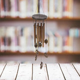 BORDSTRACT Metal Anchor Wind Chime, 9 Tube Nautical Design with Soothing Sounds for Outdoor Garden Patio Decor Hanging Home use