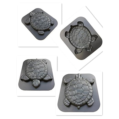 ABS Turtle Shape Stepping Stone Mold, DIY Garden Lawn Pathmate Paving Pavement Paver Turtle Garden Decor